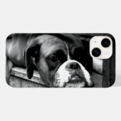 Boxer hond op vensterbank iphcna Case-Mate iPhone case (Achterkant (horizontaal))