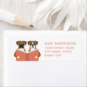Boxer Hond Retour Adres Labels (Insitu)