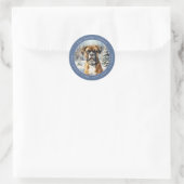 Boxer Hond Ronde Stickers (Tas)