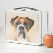 Boxer Hond Schilderen Onbijgesneden Originele Dier (In situ)