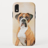 Boxer Hond Schilderen Onbijgesneden Originele Dier Case-Mate iPhone Case (Achterkant)
