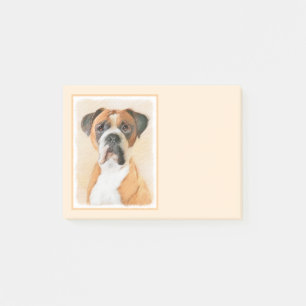 Boxer Hond Schilderen Onbijgesneden Originele Dier Post-it® Notes