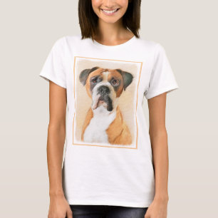 Boxer Hond Schilderen Onbijgesneden Originele Dier T-shirt