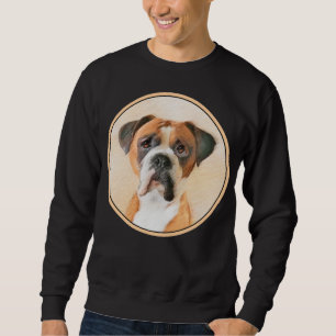 Boxer Hond Schilderen Onbijgesneden Originele Dier Trui