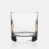 Boxer Hond Schilderen Onbijgesneden Originele Dier Whisky Glas (Links)