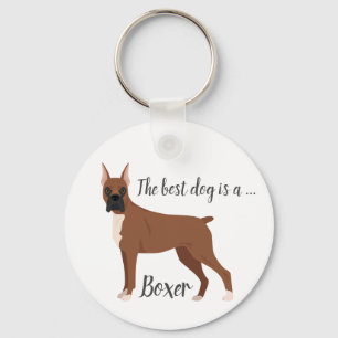 Boxer-hond Sleutelhanger