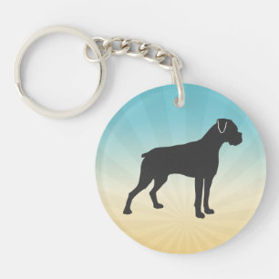 Boxer Hond Sleutelhanger