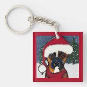 Boxer Hond Sleutelhanger (voorkant)