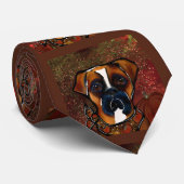 Boxer Hond Stropdas (Opgerold)