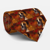 Boxer-hond Stropdas (Opgerold)