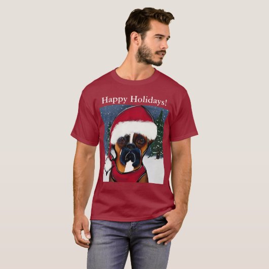 Boxer Hond T-shirt (Voorkant volledig)