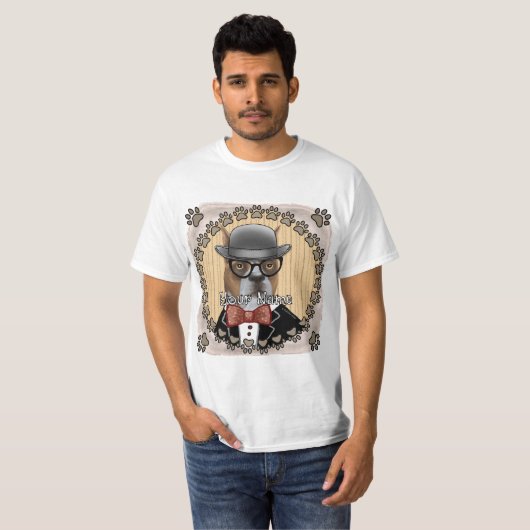Boxer Hond T-shirt (Voorkant volledig)