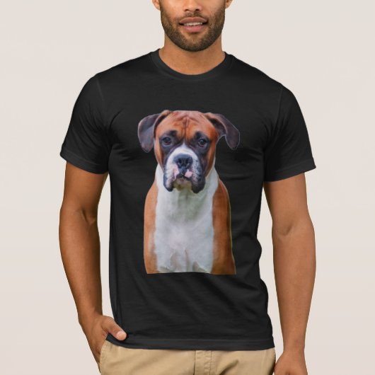 Boxer-hond T-shirt (Voorkant)
