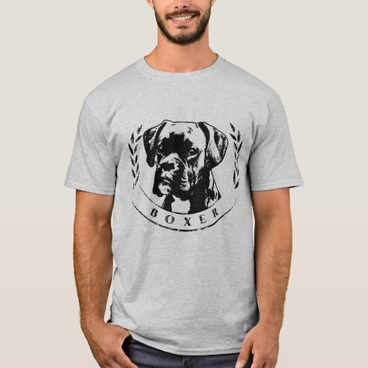 Boxer-hond T-shirt (Voorkant)