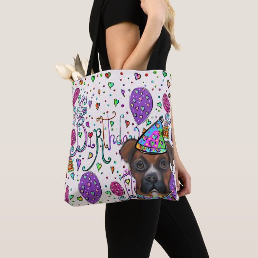Boxer Hond Tote Bag (Dichtbij)