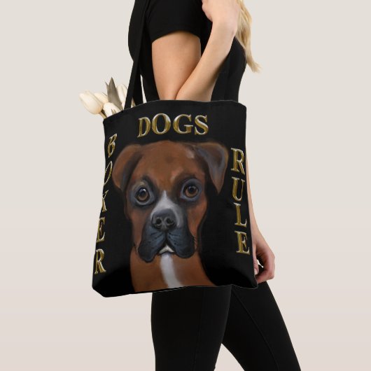 Boxer Hond Tote Bag (Dichtbij)