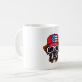 Boxer Hond USA Koffiemok (Voorkant links)