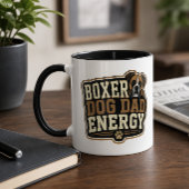 Boxer Hond Vader Energie  Mok