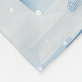 Boxer Hond Winter Wonderland Kerstvreugde Fleece Deken (Hoek)