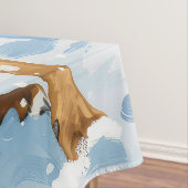 Boxer Hond Winter Wonderland Kerstvreugde Tafelkleed (Voorbeeld)