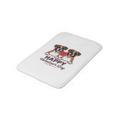 Boxer Honden Fijne Valentijnsdag Vintage Badmat (Gekanteld)