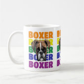 Boxer hondenliefhebber cadeau Koffie mok Theebeker (Links)