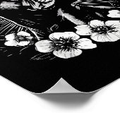 Boxer Hondenliefhebber Retro Style Tattoo _1 Poster (Hoek)
