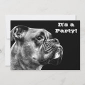 Boxer-hondenprofiel Kaart (Voorkant)