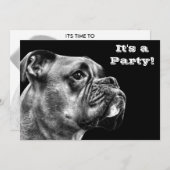 Boxer-hondenprofiel Kaart (Voorkant / Achterkant)