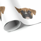 Boxer Hondenras Face Pet Cadeaupapier (Rol Hoek)