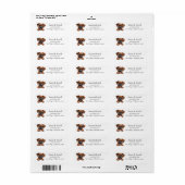 Boxer Hondenras Pet Lovers Etiket (Full Sheet)