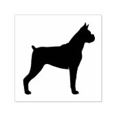 Boxer Hondenras Silhouette Zelfinktende Stempel (Design)