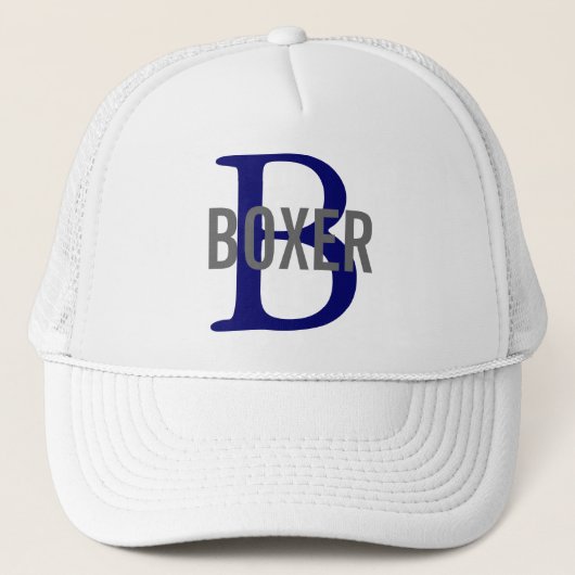 Boxer Hondenras Trucker Hat/Pet Pet (Voorkant)