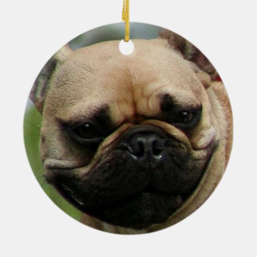 Boxer-hondenversiering Keramisch Ornament (Achterkant)