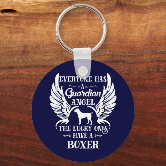 Boxer-hondenvogel Sleutelhanger (Voorkant)