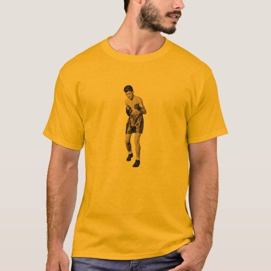 Boxer in boxingstoegang T-shirt (Voorkant)