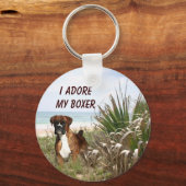 Boxer in de Sleutelhanger van beachgras (Voorkant)