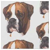 Boxer in Portrait Stof (Close Up)