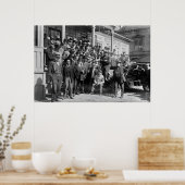 Boxer Jack Johnson en Trainers, begin jaren '00 Poster (Keuken)