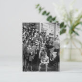 Boxer Jack Johnson en Trainers, begin jaren 1900 Briefkaart (Staand voorkant)