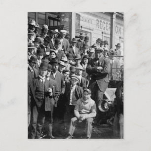 Boxer Jack Johnson en Trainers, begin jaren 1900 Briefkaart