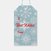 Boxer Jingle All the Way Kerstmis Cadeaulabel (Achterkant)