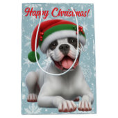 Boxer Jingle All the Way Kerstmis Medium Cadeauzakje (Voorkant)