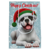 Boxer Jingle All the Way Kerstmis Medium Cadeauzakje (Achterkant)
