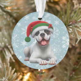 Boxer Jingle All the Way Kerstmis Ornament