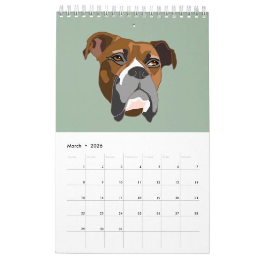 Boxer Kalender (Mar 2026)