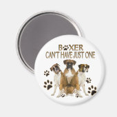 Boxer kan niet slechts één cadeau hebben magneet (Voorkant / Achterkant)