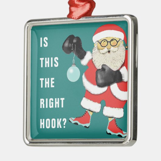 Boxer Keepslag Metalen Ornament (Links)