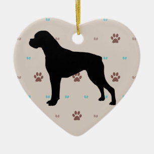 Boxer Keramisch Ornament