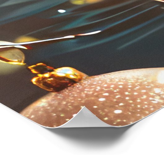 Boxer Kerst Feestelijke reis Poster (Hoek)